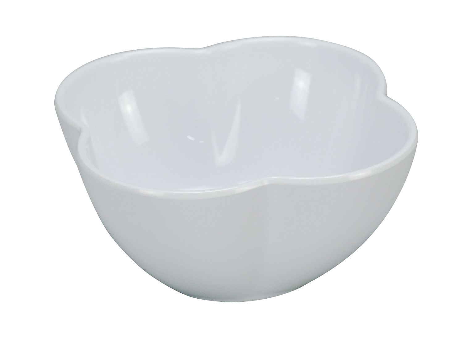 Yanco Quatrefoil Shape Salad Bowl RM-406 is a stylish and durable serving option, perfect for restaurants, catering services, and home dining. Crafted from high-quality melamine, this 16 oz round bowl features an elegant quatrefoil shape that mimics the look of ceramic while offering lightweight durability and shatter resistance. Designed as part of the Rome collection, its sleek white finish enhances any table setting, making it ideal for serving soups, guacamole, rice, and appetizers. 