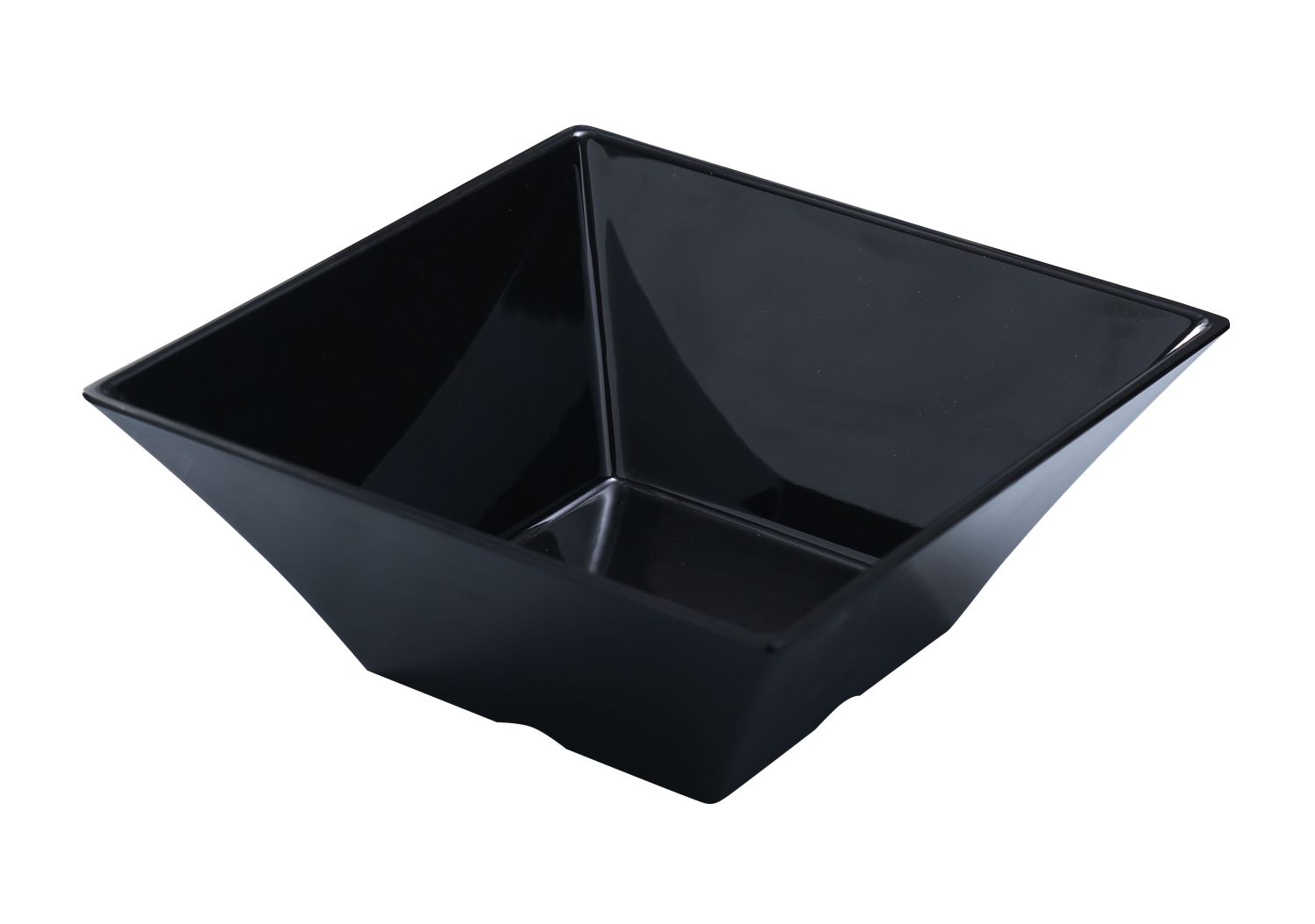 Yanco Square Bowl RM-4107BK is a stylish and durable choice for serving a variety of dishes. With a 2-quart capacity and dimensions of 7.5 x 3.5 inches, it is perfect for rice, soups, guacamole, noodles, and appetizers. Made from high-quality melamine, this bowl mimics the look of ceramic while being break-resistant and long-lasting. The sleek black finish from the Rome Black collection enhances its modern appeal, making it an excellent addition to restaurants, cafes, and catering services. 