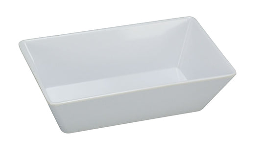 Yanco Rectangular Tray RM-614 is a stylish and durable serving solution, perfect for restaurants, catering services, and hospitality venues. Measuring 13.75" x 10" x 2.5", this rectangular tray features an elegant scalloped edge and a glossy finish, enhancing food presentation. Made from high-quality melamine, it offers the look of ceramic while being lightweight, shatter-resistant, and designed for frequent use. 