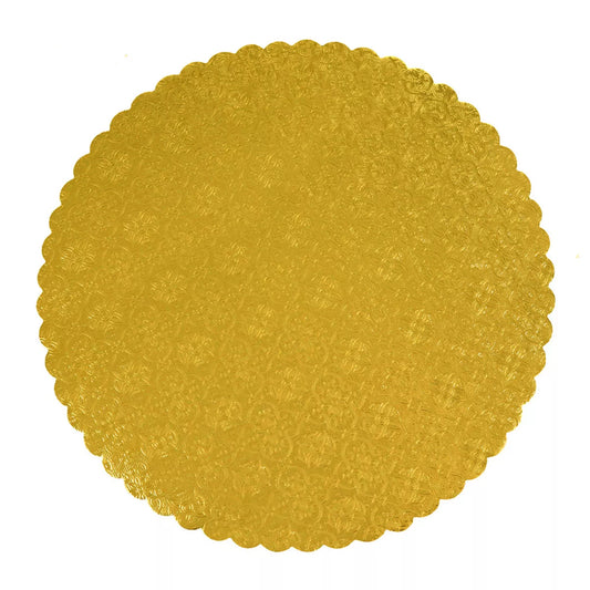 Gold Round 8" Cake Board Sheets