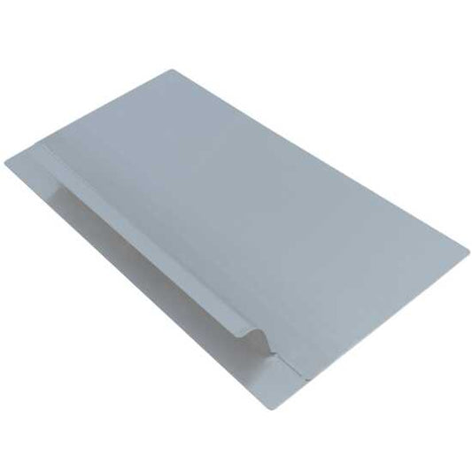 The Prepline PRSG-18 stainless steel sink end splash guard fits compartment sinks with 18" width bowls, preventing water splashes and maintaining a clean, hygienic environment in busy commercial kitchens.