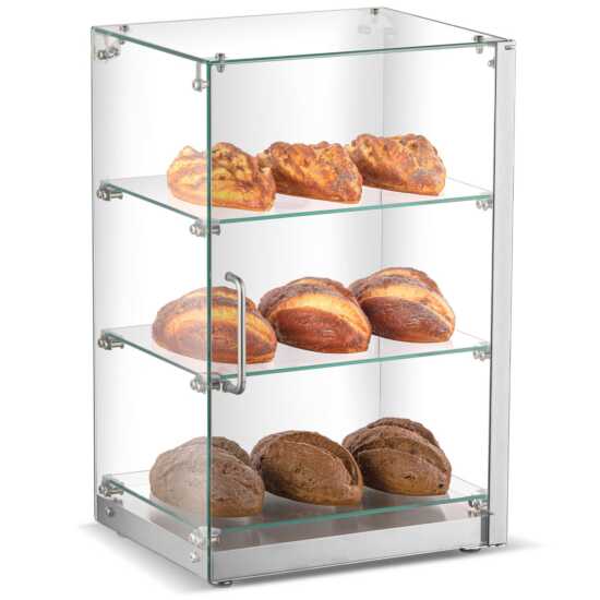 Marchia Dry Glass Countertop Bakery Display Case
