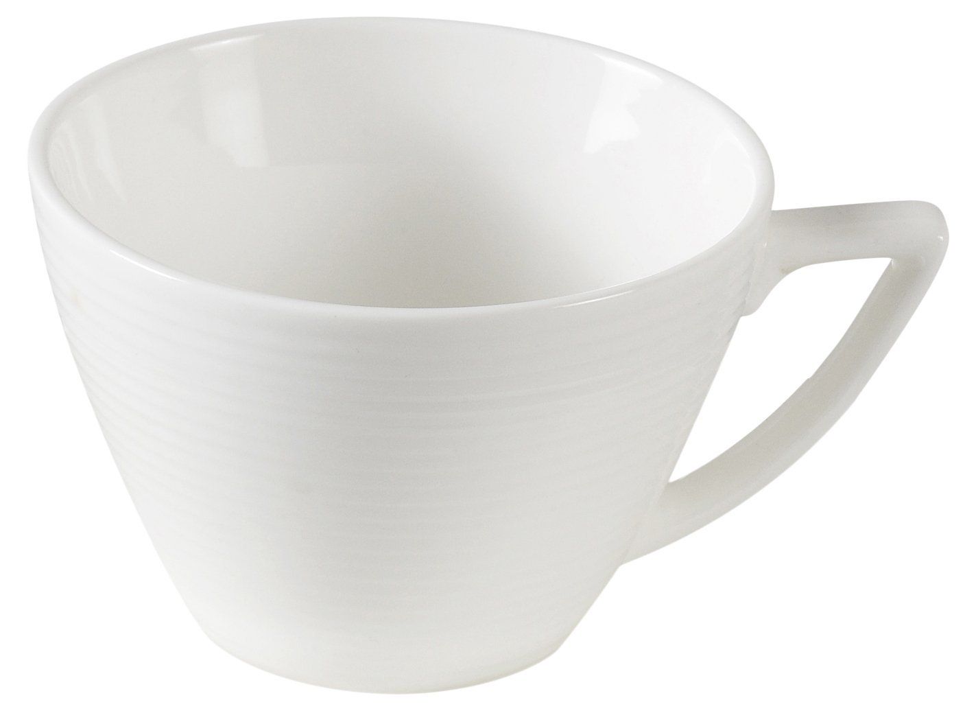 Yanco Coffee Cup SH-001 is a refined and versatile addition to any drinkware collection. Crafted from high-quality porcelain, it features a smooth white glaze that enhances its elegant appearance. With its 7 oz size and rounded design, this cup is perfect for serving coffee, tea, cocoa, and other hot or cold beverages. Ideal for fine dining restaurants, cafés, and catering events, it combines style with durability. 