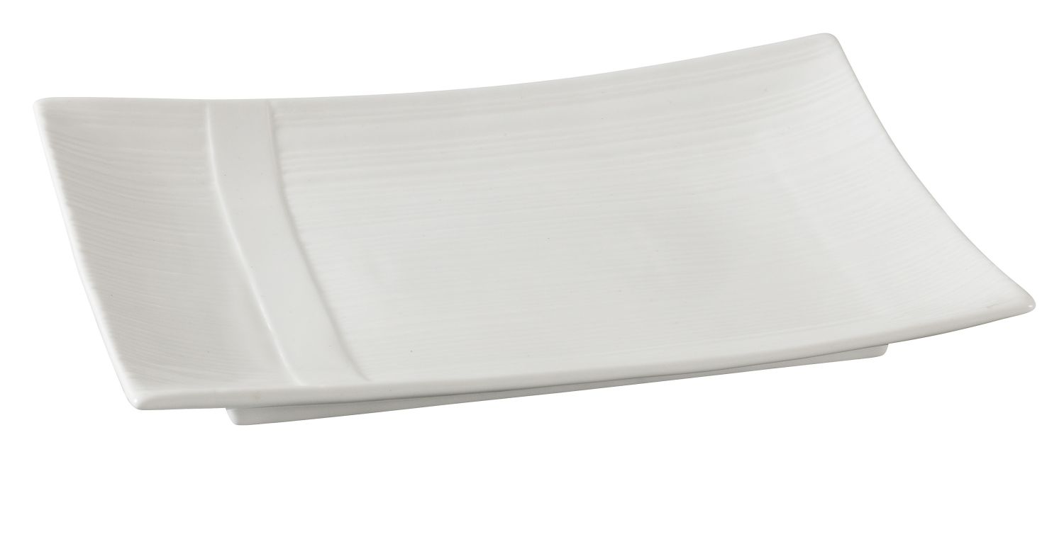 Yanco Rectangular Plate SH-212 is a refined and durable addition to any tableware collection. Crafted from high-quality porcelain, it features a smooth white glaze that enhances its elegant appearance while ensuring long-lasting performance. With its 12 x 8-inch rectangular design, this plate is ideal for serving salads, pasta, appetizers, and hot meals. Perfect for fine dining restaurants, catered events, and hotels, it combines sophistication with practicality.