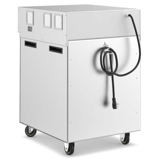 Prepline SLO-1 Single Slow Cook and Hold Oven, designed for commercial kitchens, allows for precise low-temperature cooking and holding, ideal for tenderizing meats and maintaining food quality.