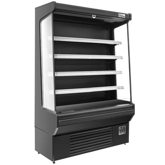 Coldline 51" Black Refrigerated Air Curtain Merchandiser