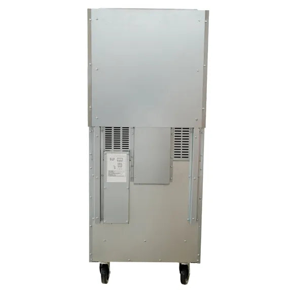 Standard Range SR-ER24-240 24” Electric Range with 4 burners and standard oven, powered by 240V single phase electricity. Ideal for commercial kitchens, restaurants, cafés, and foodservice operations requiring reliable cooking performance in a compact space.
