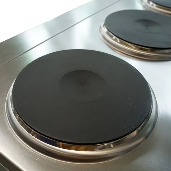 Standard Range SR-ER36-208 36” Electric Range with 6 burners and standard oven, powered by 208V 3 phase electricity. Perfect for restaurants, commercial kitchens, cafés, and foodservice operations needing dependable high-capacity cooking performance.