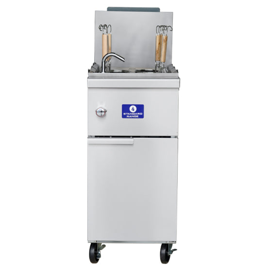 Standard Range SR-PC11-LP liquid propane pasta cooker for boiling and cooking pasta efficiently in restaurants cafes and commercial kitchens
