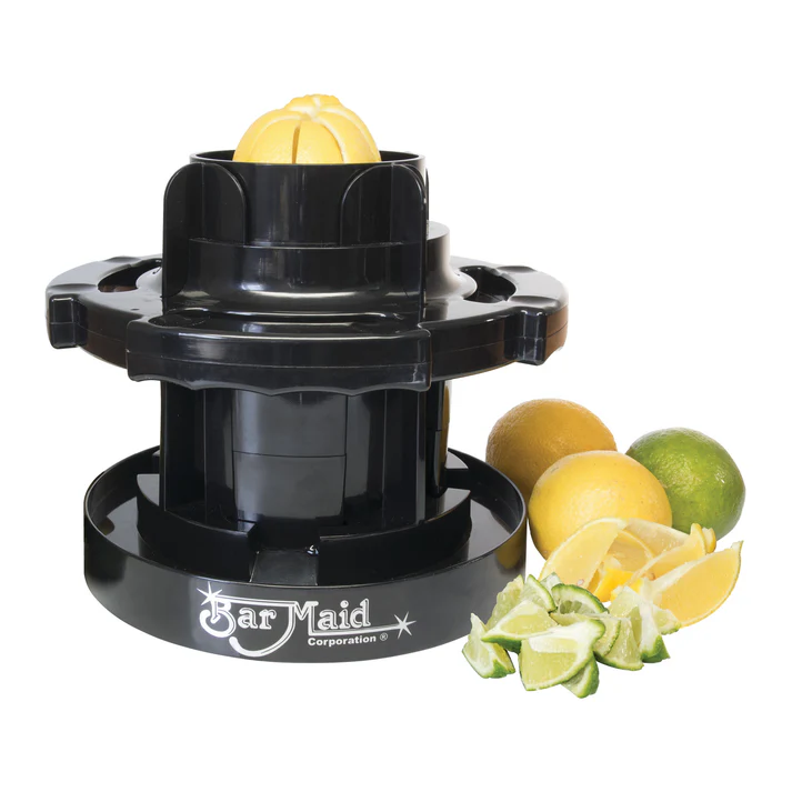 Bar Maid Citrus Wedger this high-quality citrus wedge is designed to produce uniform wedges of lemons, limes, oranges, and other fruits, making it ideal for garnishing cocktails, dishes, and more.
