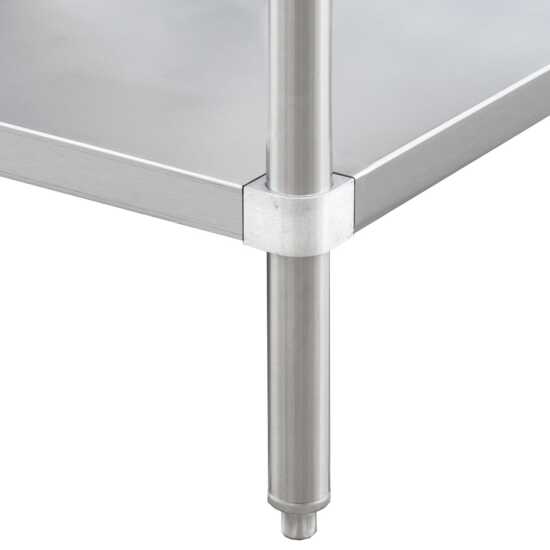 Prepline ST-3060 stainless steel work table with an integrated sink and faucet, perfect for efficient food prep.