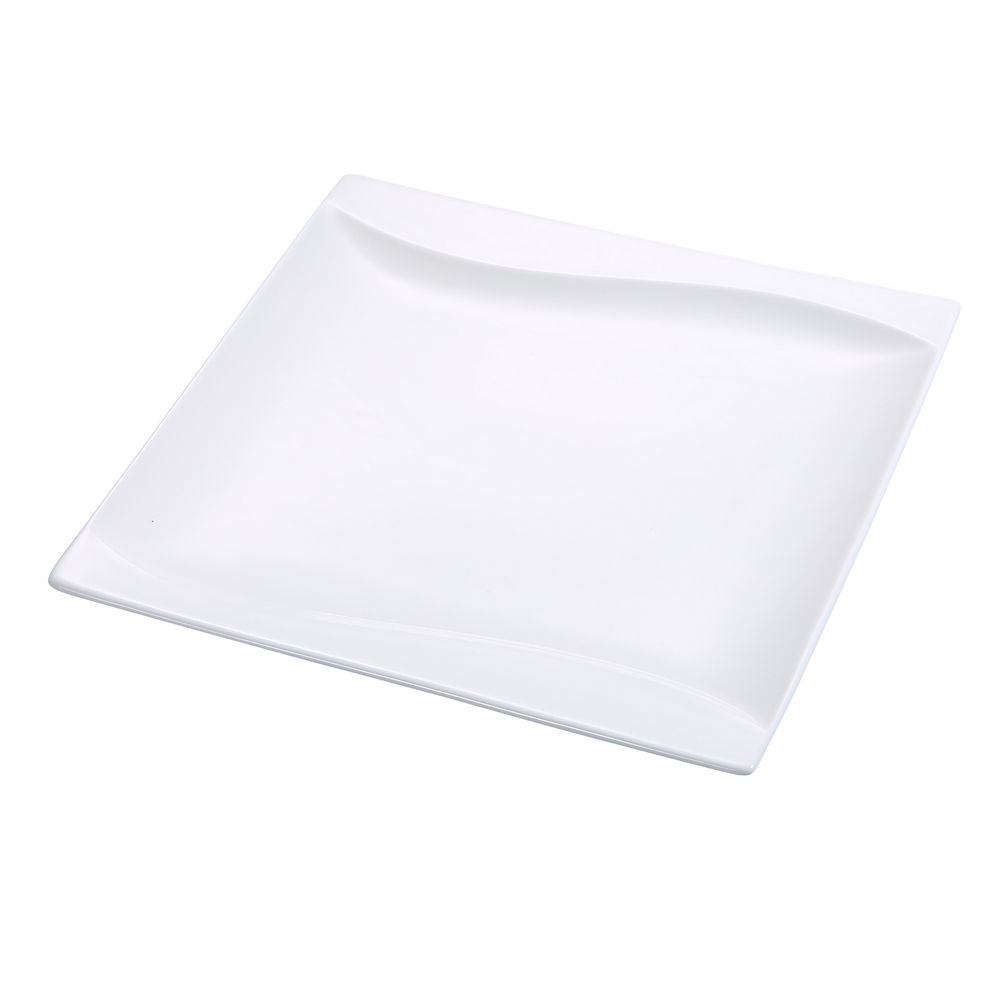 Yanco Square Plate SW-106 is a refined and practical choice for serving appetizers, side dishes, and desserts. Crafted from high-quality porcelain, it features a smooth white glaze and distinctive sea wave-shaped sides that add a touch of elegance to any table setting. With a 5.5-inch size, this plate is designed to enhance food presentation while maintaining durability.
