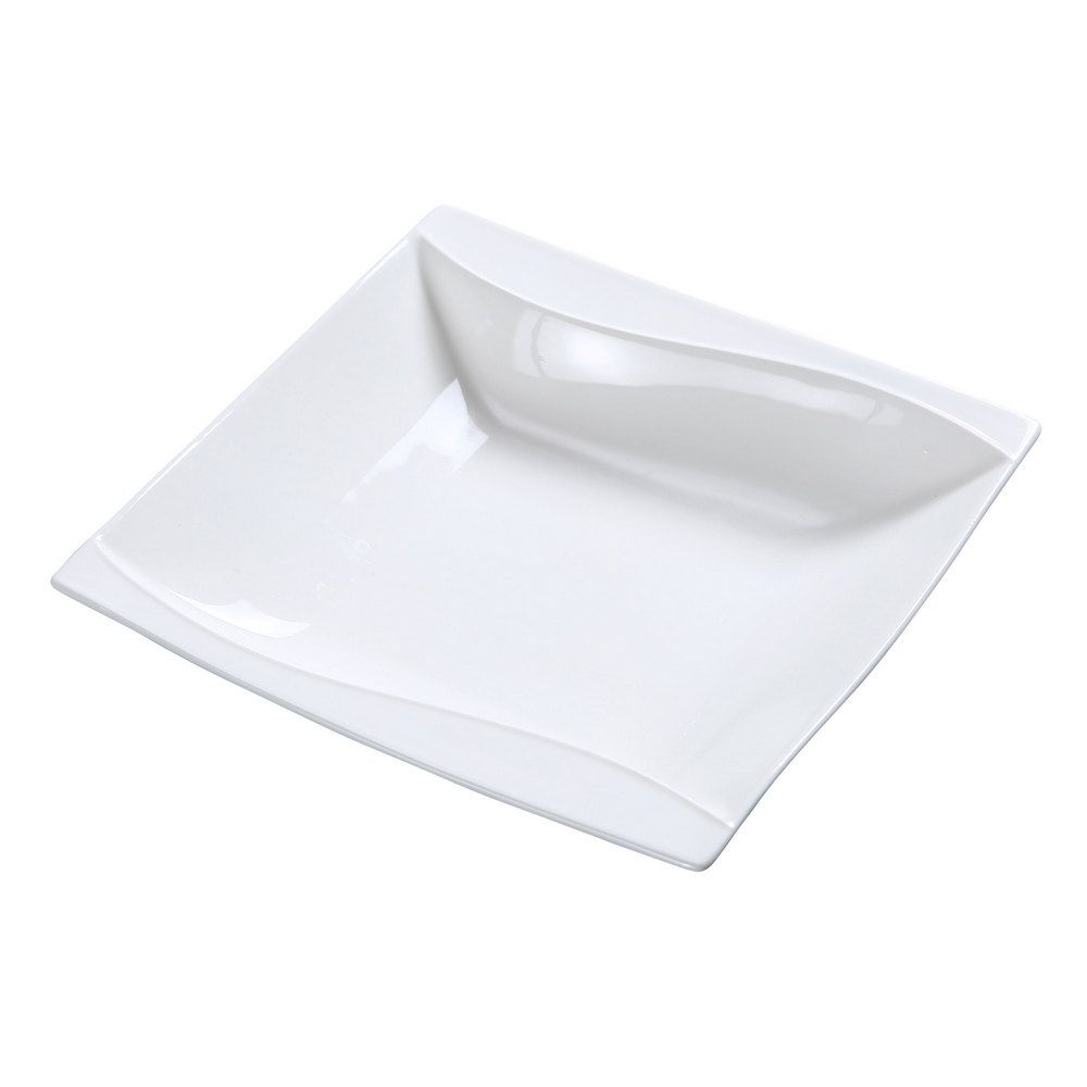 Yanco Grapefruit Bowl SW-307 is a refined and versatile choice for serving fresh-cut fruit, desserts, and other small dishes. Crafted from high-quality porcelain, it features a smooth white glaze and distinctive sea wave-shaped sides that bring elegance to any table setting. With a 10-ounce capacity and 6.5-inch size, this bowl enhances food presentation while ensuring durability for everyday use. 