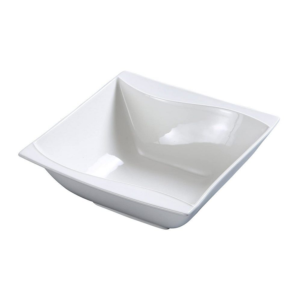 Yanco Salad Bowl SW-507 is a refined and versatile option for serving salads and a variety of other dishes. Crafted from high-quality porcelain, it features a smooth white glaze and distinctive sea wave-shaped sides that bring elegance to any dining setting. With its 24 oz size and 6.75-inch design, this bowl enhances food presentation while ensuring durability for everyday use. 