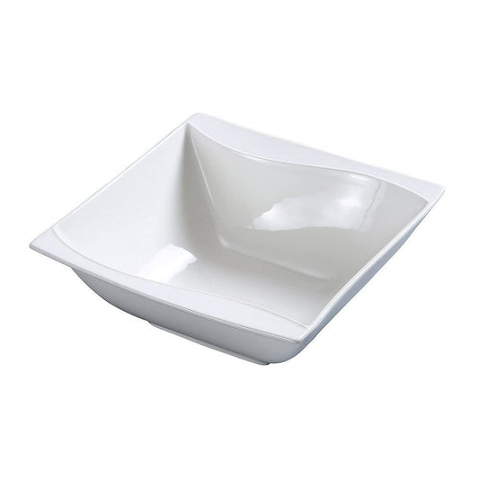 Yanco Salad Bowl SW-507 is a refined and versatile option for serving salads and a variety of other dishes. Crafted from high-quality porcelain, it features a smooth white glaze and distinctive sea wave-shaped sides that bring elegance to any dining setting. With its 24 oz size and 6.75-inch design, this bowl enhances food presentation while ensuring durability for everyday use. 