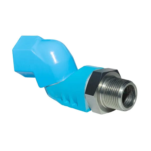 Prepline QD-SWIVEL 3/4-inch swivel connector for gas hose, designed for secure and flexible gas line connections in commercial kitchen and restaurant equipment setups. Durable metal construction allows smooth rotation, leak-resistant fit, and easy installation for safe gas appliance operation safe