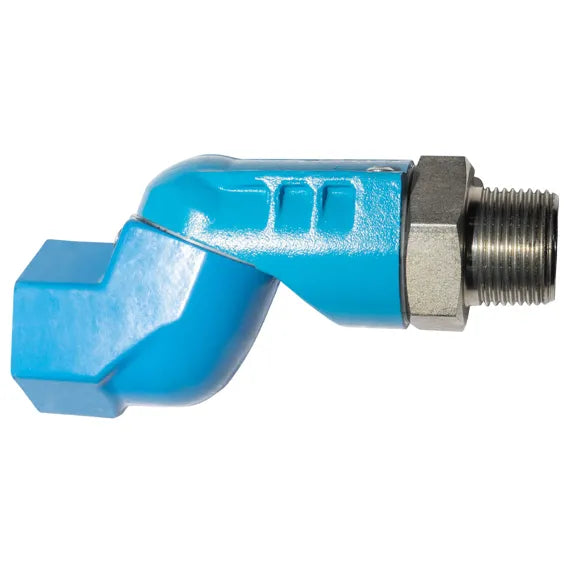 Prepline QD-SWIVEL 3/4-inch swivel connector for gas hose, designed for secure and flexible gas line connections in commercial kitchen and restaurant equipment setups. Durable metal construction allows smooth rotation, leak-resistant fit, and easy installation for safe gas appliance operation safe