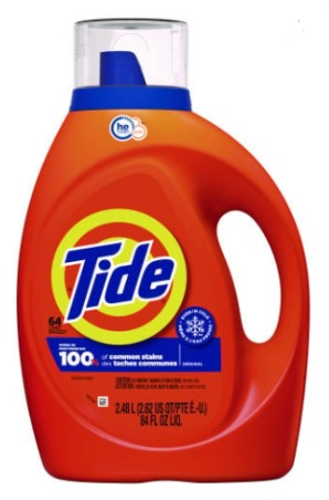 Tide HE Liquid Laundry Detergent, Clean Breeze, 2.48 L (84 oz) bottle for 64 loads with fresh, clean scent