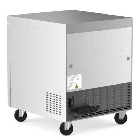 The Coldline UC-27F is a 27-inch undercounter worktop freezer with 6.3 cu. ft. capacity, ideal for kitchens to store frozen items while offering a durable work surface for food preparation.