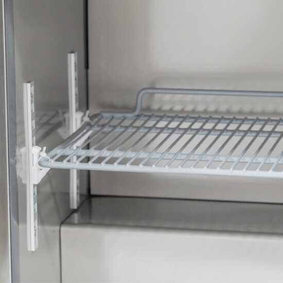 The Coldline UCN-48F is a 48-inch narrow depth undercounter worktop freezer, designed for compact spaces to store frozen items efficiently while offering a durable surface for food prep.