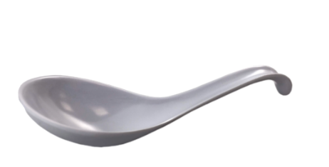 White Soup Spoon