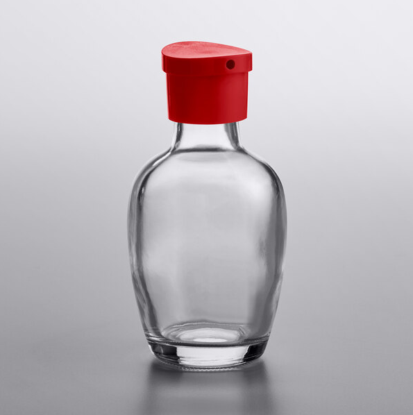 Red  Top Soy Sauce Bottle