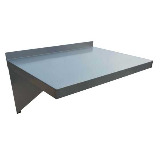 The Prepline PWS-1424 14" x 24" stainless steel wall-mount shelf provides a sturdy and reliable storage solution for commercial kitchens, ideal for organizing equipment, supplies, and ingredients efficiently.