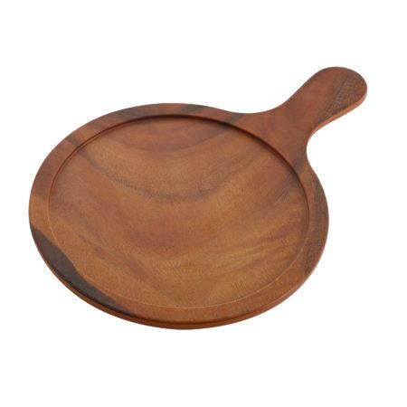 Yanco Round Tray With Handle WD-1115 is an elegant and versatile addition to your tableware collection. Measuring 10.25" in diameter, this round tray features a sturdy handle for easy carrying, making it ideal for serving snacks, drinks, and appetizers at parties, events, or everyday gatherings. Crafted from high-quality melamine, it offers the durability needed for frequent use while maintaining a sophisticated bamboo look. 