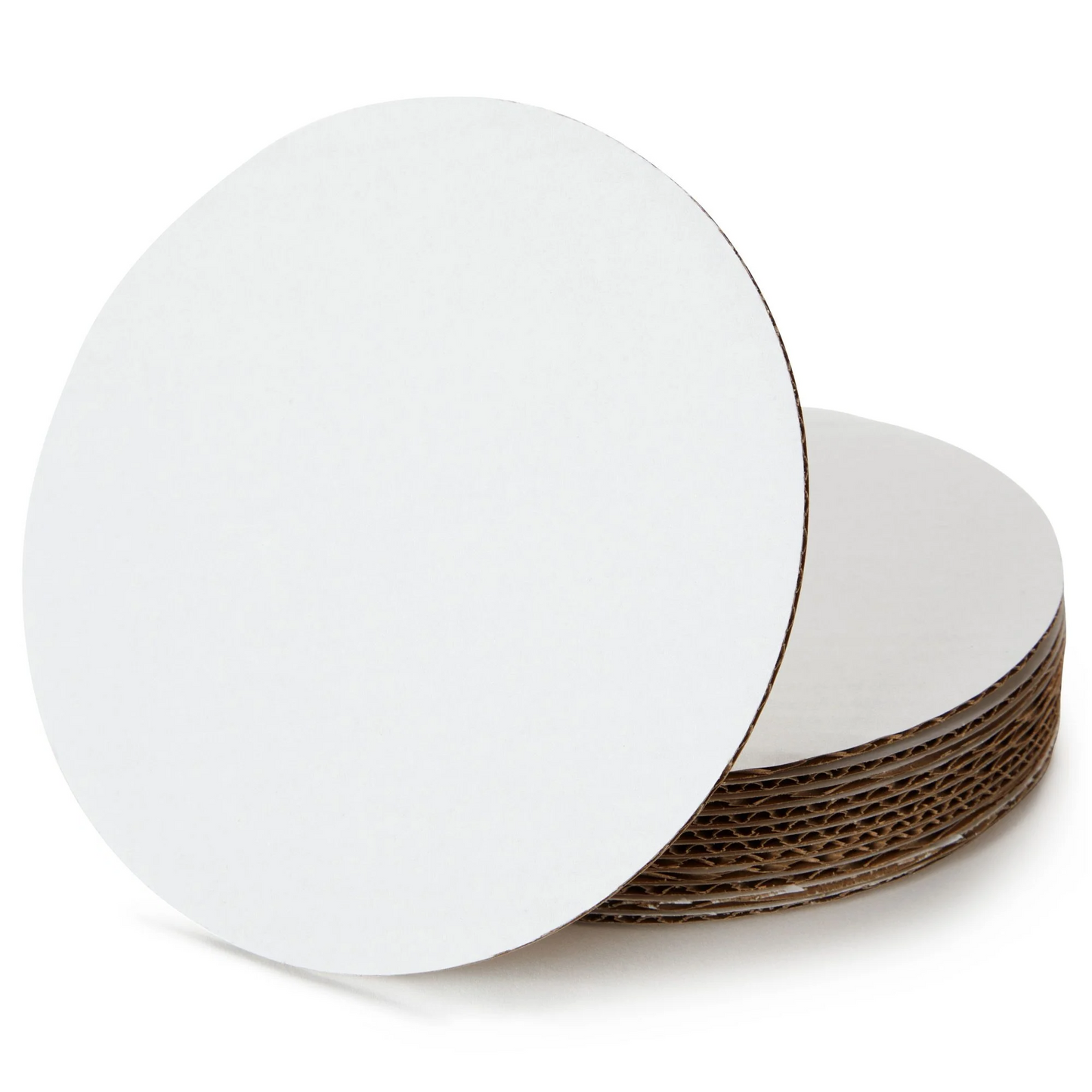 Round White Cake Board Sheets For Pastries, Desserts, 10" or 12" Size
