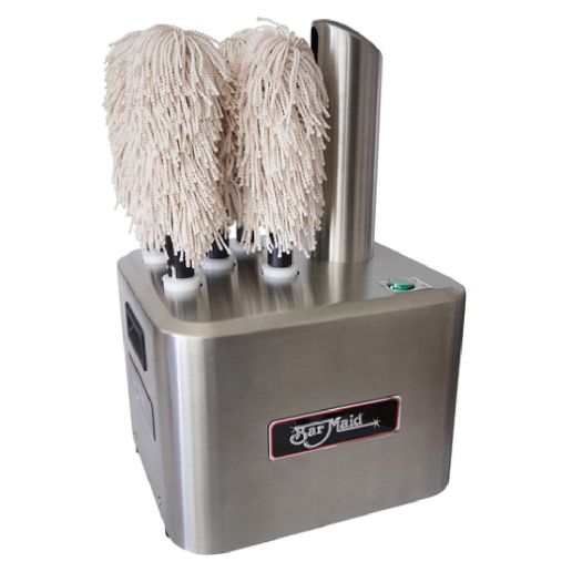 Bar Maid Glass Polisher 1/Pack on-demand glassware polishing solution that saves on labor, replacement costs, and injury claims.