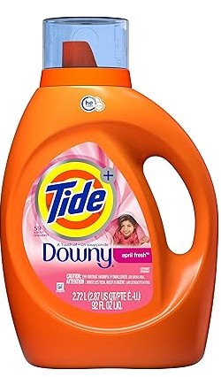 Tide Liquid HE Original, 2.48 L (84 fl oz) bottle, high-efficiency detergent that cleans clothes and removes everyday stains.