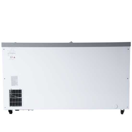 Coldline Curved Glass Ice Cream Freezer with LED Lighting