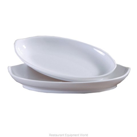 Yanco Oval Deep Plate VE-410 offers a stylish and durable solution for serving pasta, risotto, salads, and more. Measuring 9.5 inches by 5.5 inches with a 12-ounce capacity, this plate is crafted from high-quality melamine, providing the look of ceramic with the benefits of break and chip resistance. Its sleek white finish complements any dining setting, from classic Italian restaurants to contemporary cafés. 