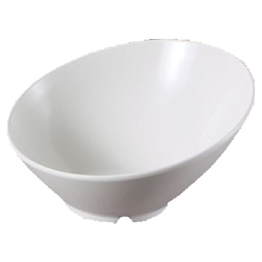 Yanco Sheer Bowl MD-309 Made with high-quality melamine, this sheer bowl boasts a sleek and stylish design that will impress your guests. With a capacity of 24 oz. and a diameter of 9-1/4", it is the ideal size for serving soups, salads, and desserts. The slanted shape gives it a modern and sophisticated look, while the white color ensures that it will complement any table setting. But that's not all – this bowl is also dishwasher safe, making it easy to clean and maintain.