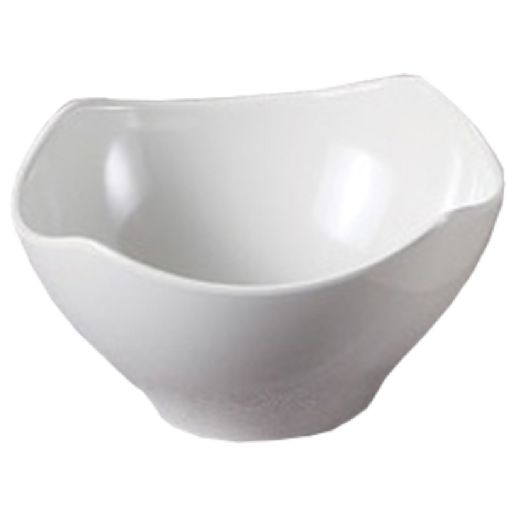 Yanco Square Bowl MD-337 This square-shaped bowl boasts a generous 30 oz. capacity, making it the perfect vessel for your favorite soups, stews, salads, and more. Crafted from high-quality melamine, this bowl is not only durable, but also dishwasher safe for easy cleaning. The crisp white color of the Milando Bowl adds a touch of elegance to any table setting, making it perfect for both casual and formal occasions.