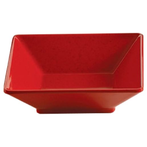 Yanco Square Plate ME-307 a versatile and stylish addition to your dinnerware collection. With a generous 22 oz. capacity and a square shape measuring 7"L x 7"W x 2"H, this bowl is perfect for serving up your favorite dishes. The speckled red melamine material gives it a unique and eye-catching look, while also making it dishwasher safe for easy cleaning. Whether you're entertaining guests or enjoying a meal with your family, this Mexico Bowl is sure to impress.
