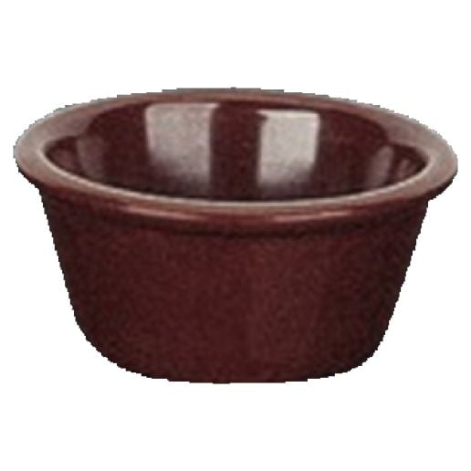 Yanco Smooth Ramekin NC-538C is an affordable and reliable addition to your tableware collection. These brown ramekin dishes are made from high-quality melamine material, that makes its dinnerware look like ceramics. These Milestone collection ramekins are commonly used for preparing and serving individual portions of a variety of dishes like creme brulee, cheese or egg dishes, macaroni and cheese, french onion soup and other food. These ramekin dishes would be perfect for your fine-dining restaurant.
