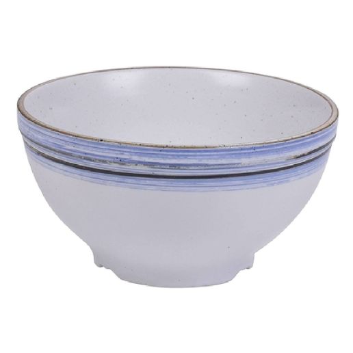 Yanco Ramen Bowl OC-606 is a stylish and functional choice for serving ramen, stir-fry, and other delicious dishes. Crafted from high-quality porcelain with a smooth glazed finish, this round bowl features a 22-ounce capacity and a beautiful white base with a blue Ocean Collection design. Measuring 6.25inches in diameter and 3.25inches in height, it provides ample space for generous portions. 