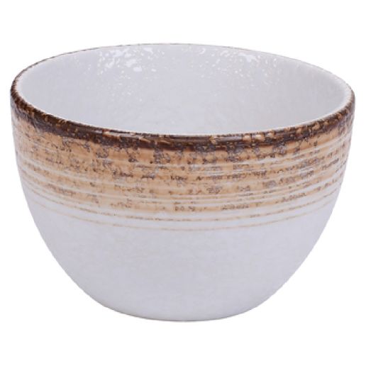 Yanco Bouillon Cup RO-2404 is crafted from high-quality porcelain, featuring a refined two-tone design in white and brown. With a pebbled texture that enhances grip and visual appeal, this cup is ideal for serving bouillon, soups, and stews. Measuring 4.25 inches in length and width with a height of 2.5 inches, it offers a 10-ounce capacity, making it suitable for a variety of hot and cold beverages. Designed for durability and style, it is perfect for restaurants, hotels, and cafes.