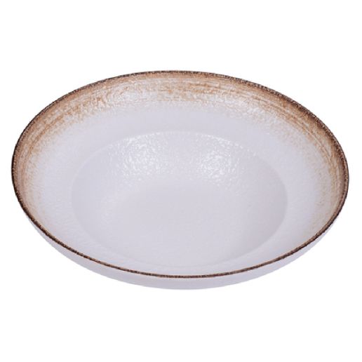Yanco Deep Mediterranean Bowl RO-2711 is a stylish and durable choice for serving generous portions of pasta, salads, and side dishes. Made from high-quality porcelain with a glazed finish, this deep round bowl features a refined two-tone design in white and brown. Measuring 11 inches in diameter with a height of 3 inches, it offers a 32-ounce capacity, making it perfect for family-style dining and upscale presentations.