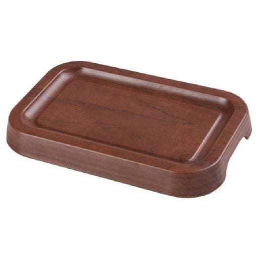 Yanco Rectangular Tray With Foot WL-408 offers a perfect balance of style and functionality, making it a versatile addition to any dining setup. Featuring a sleek rectangular shape with a refined wood grain finish, this tray adds a rustic yet elegant touch to any table. Crafted from high-quality melamine, it is durable, scratch resistant, and designed to withstand daily use. The built-in foot provides stability, making it ideal for serving appetizers, desserts, or small entrees. 
