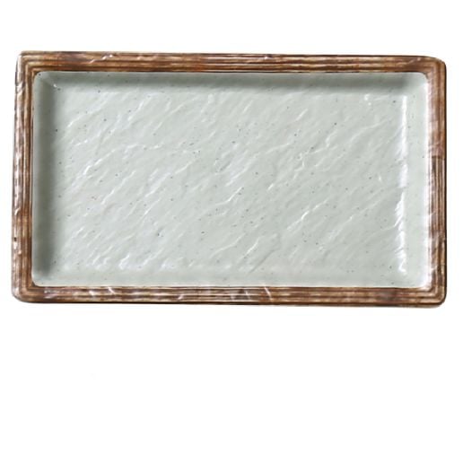 Yanco Deep Rectangular Sushi Plate YO-3006 is the perfect choice for serving sushi with elegance and style. Crafted from high-quality melamine, this rectangular plate features a sleek matte green finish that enhances any sushi presentation. Its deep design helps keep sushi rolls in place, making it ideal for serving everything from classic California rolls to specialty creations. Built for durability and everyday use, this plate is also dishwasher safe, ensuring effortless cleanup.