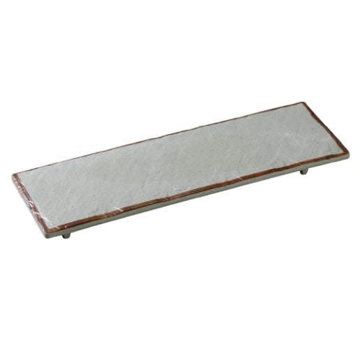 Yanco Rectangular Display Plate With Foot YO-4012 is designed to bring elegance and dimension to your food presentation. Crafted from high-quality melamine, this rectangular plate features a sophisticated matte green finish that enhances any dish. Its footed design adds height, creating a visually striking display for appetizers, desserts, or signature entrées. Durable and dishwasher safe, this plate is built for both style and practicality, making it a must-have for restaurants, cafes, and catered events.
