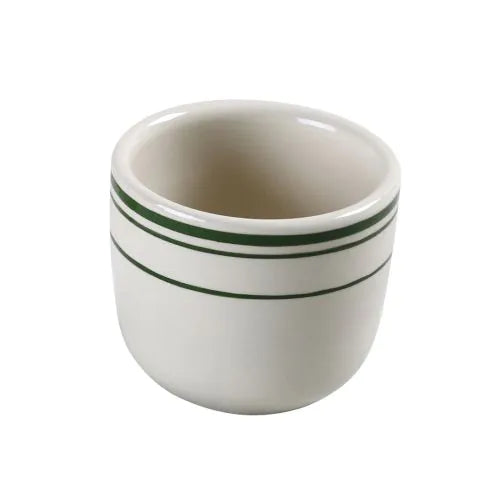 Yanco Chinese Tea Cup GB-45 is unique and high-quality restaurant drinkware. It is made from elegant porcelain. You can serve any cold or hot drinks in these cups - coffee, tea, cocoa, etc. These cups will perfectly fit any establishment. Thanks to the elegant appearance, these Green Band collection smooth surface cups will always look stylish in your fine dining restaurant, cafe or catering events. The popular volume of the cup allows you to easily serve the right amount of drink.