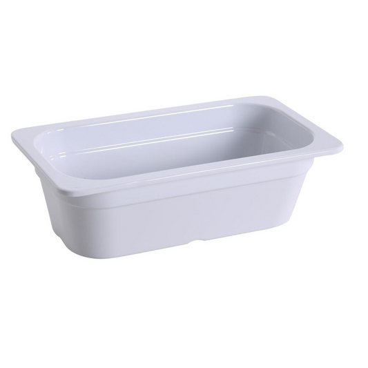 Yanco Pan GN-513 6/Pcs is an affordable and reliable addition to your tableware collection. These pans are made from high-quality melamine material, that makes its dinnerware look like ceramics. These GN collection pans are commonly used for preparing and serving big portions of a variety of dishes like lasagna, cheese or egg dishes, macaroni and cheese, and other food. These pans would be perfect for your fine-dining restaurant, catered events, outdoor dining area or even hotels.