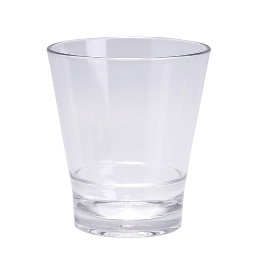 Yanco Rocks Tumbler HA-209 is a durable and stylish choice for serving cocktails, spirits, and other beverages. Designed with a 9 oz. capacity, this glass is made from high-quality SAN plastic, offering the clarity of glass with enhanced break resistance, making it ideal for high-traffic environments. Its clear construction enhances drink presentation, while its comfortable size ensures an enjoyable drinking experience. 