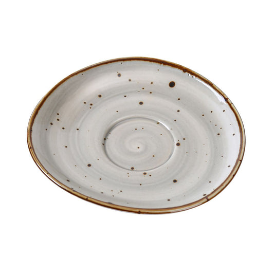 Yanco Saucer LY-002 is a perfect match to Lyon porcelain cups that will make your table setting complete and even more elegant. Thanks to the high-quality porcelain material, this color glazed saucer is a reliable option for your food-serving establishment. It can be used in fine-dining restaurants, cafeterias, catered events or even hotels.