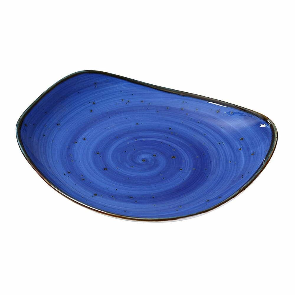 Yanco Plate LY-109BU is an elegant and reliable addition to your tableware collection. These plates are made from high-quality porcelain With a stylish glaze finish. Porcelain features excellent resistance to mechanical damage and temperature. You can use this stylish blue plate With narrow rim to serve any dish you want. For example, you can use it for appetizers, desserts, sushi or hot meals. All Lyon Blue collection items are fully glazed and would be elegant and strong choice for any table setting.