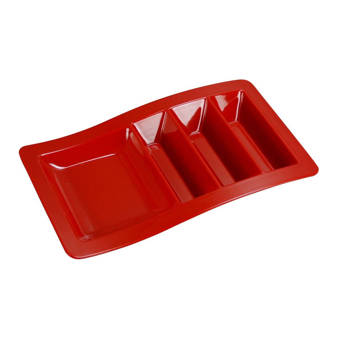 Yanco Stackable Taco Plate ME-1765 It is made from durable and reliable melamine material, which makes the plate look like ceramics. You can use this stylish plate to serve any dish you want. For example, you can use it for serving tacos, quesadillas or other appetizers. The Mexico collection has an elegant and stylish design. Performed in vibrant red color, it will perfectly fit any restaurant environment. Melamine tableware is a perfect solution for those who choose a reliable, durable, high-quality