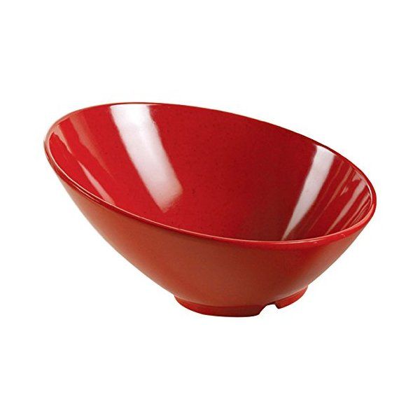 Yanco Sheer Bowl ME-308 A great and affordable restaurant tableware. It is made from durable and reliable melamine material, which makes the bowl look like ceramics. You can use these unique round bowls to serve such dishes like rice, miso soup, noodles or salads. Thanks to the elegant Mexico collection style, the bowl will perfectly fit any food-serving establishment design. Performed in red speckled design, such melamine tableware is an ideal solution for those who choose high-quality.